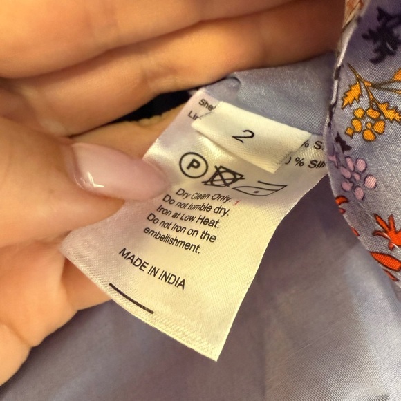 Elliette Floral A Line Mini Skirt with Ties 🌸 - Picture 4 of 6